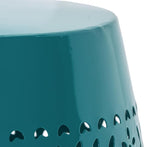 Christopher Knight Home Ruby Outdoor 12" Iron Side Table, Teal - Image 10