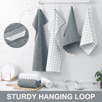 Homaxy Premium Cotton Kitchen Towels 16"x 28", Large Natural Ring Spun 390 GSM - Image 6