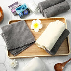 Syhood 12 Pieces Face Wash Cloth 12 x 12 in Makeup Remover Cloths Towel Coral - Image 5