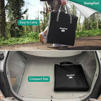 SUNNYFEEL Camping Directors Chair, Heavy Duty,Oversized Portable Folding Chair with Side Table, Pocket for Beach, Fishing,Trip,Picnic,Lawn,Concert Outdoor Foldable Camp Chairs - Image 4