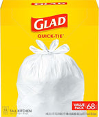 Glad Tall Kitchen Trash Bags 13 Gallon, Unscented Garbage Bags - Image 5