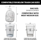Aluf Plastics High Density Trash Bags, 10 Gallon, 6 Micron, - Image 7