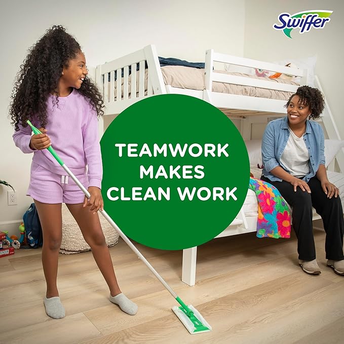 Swiffer Sweep + Mop, Dry Pads Refill, Floor Cleaner - Image 9