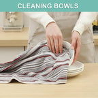 SALAS Kitchen Dish Towels for Drying Dishes, Large Cotton Kitchen Towels - Image 4