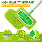 6-Pack Reusable Mop Pads Fit Swiffer Sweeper, Microfiber Cleaning Mop Pads - Image 3