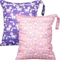Shappy 2 Pcs Large Travel Laundry Bag Washable Waterproof Wet Dry Large Dirty by Shappy