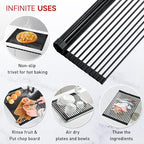 MERRYBOX Roll Up Dish Drying Rack Silicone Wrapped Over The Sink Dish Drying - Image 7