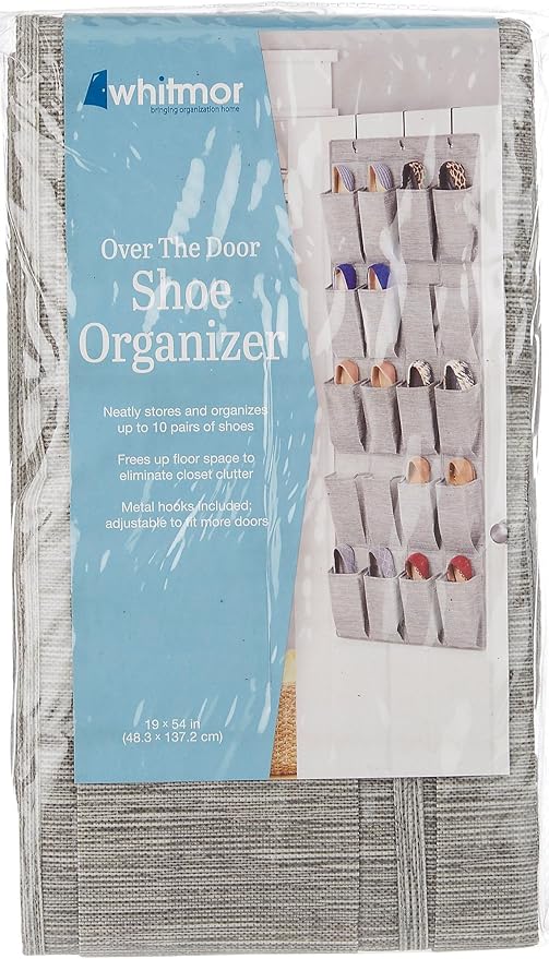 Whitmor Over the Door Shoe Organizer - Image 4