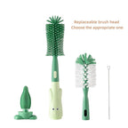 Chemimoso Cup Cleaning Brush, Silicone Baby Bottle Brush - Image 2