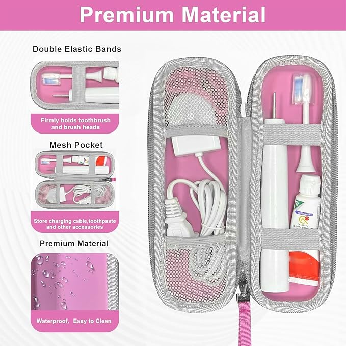 Travel Case for Oral-B/Oral-B Pro/Phlips Sonicare Electric Toothbrush - Image 3