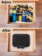 Battery Organizer Storage Bag, Safe Neat Shockproof Hard Portable Batteries Case - Image 6