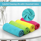 HOMEXCEL Microfiber Cleaning Cloth, 150 Pack Cleaning Rags, Cleaning Towels - Image 3