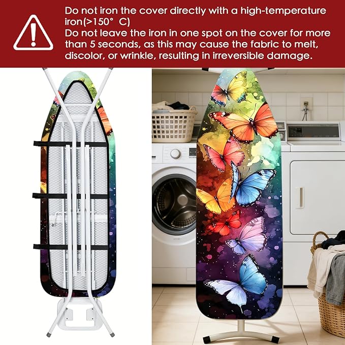 Nuxovilar Ironing Board Cover Needle Cotton 15x54 Inches | Ironing Board Cover - Image 6