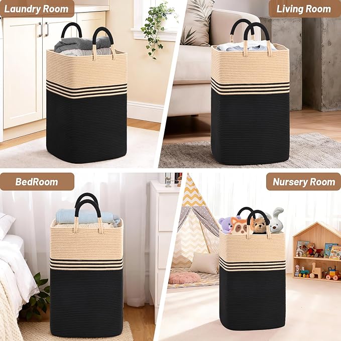 Laundry Basket Hamper, Blanket Storage, Dirty Clothes Hamper - Image 9