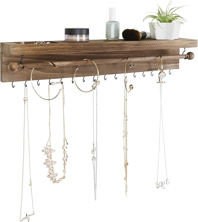 Rustic Necklace Jewelry Organizer - Image 7