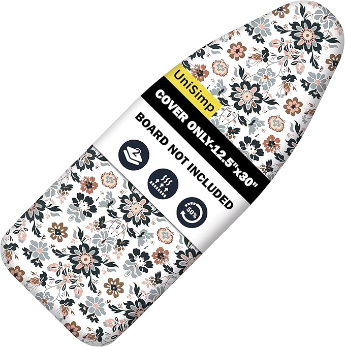 Small Ironing Board Cover and Pad 12.5"x30" Small Iron Board Cover by UniSimp