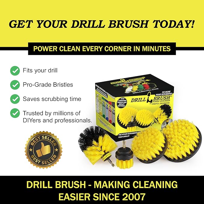 Nylon Drill Brush Attachment Set - Image 6