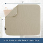 S&T INC. Dish Drying Mat 2 Pack, 16” x 18”, Absorbent Microfiber Kitchen - Image 6