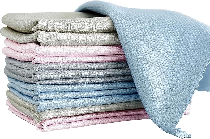 Fish Scale Microfiber Cleaning Cloth Steak Free Glass Window, Windshield by Unknown