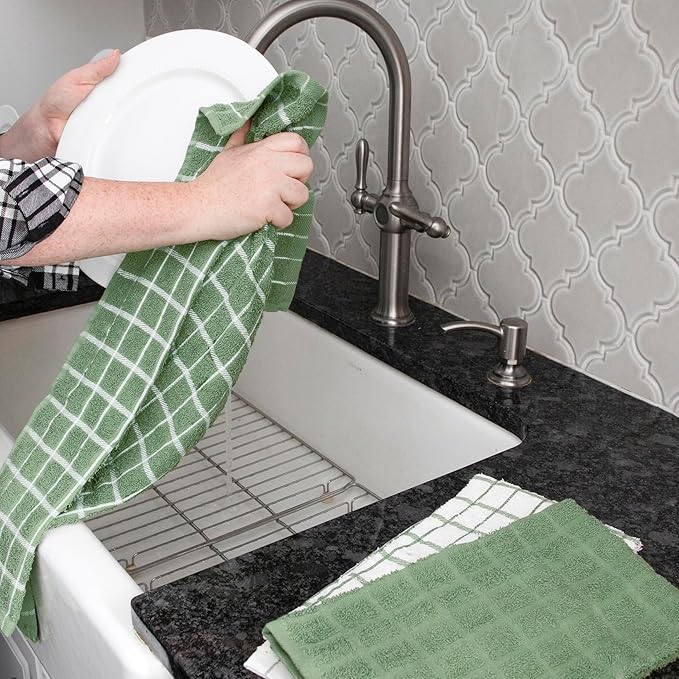 Ritz Premium 3-Pack Kitchen Towel & 6-Pack Dish Cloth Set - Image 4