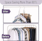 Mr. Pen- Space Saving Hangers for Clothes, Plastic Multi Clothes Hangers Space - Image 4