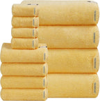 SEMAXE 12-Piece Family Bathroom Towel Set by SEMAXE
