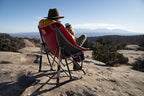 GCI Outdoor Pod Rocker Sling-Style Outdoor Rocking Chair with Beverage Holder & Phone Pocket - Image 6