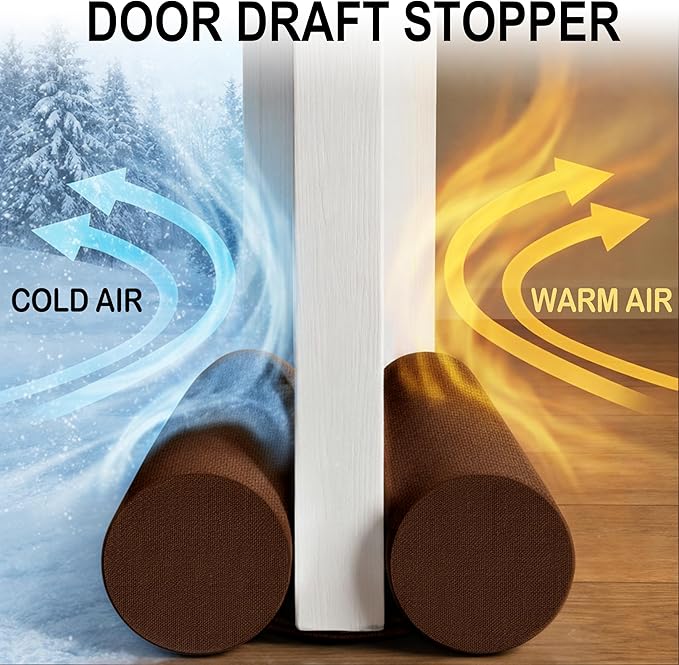 MAXTID Under The Door Draft Blocker Weather Stripping Kit - Image 2