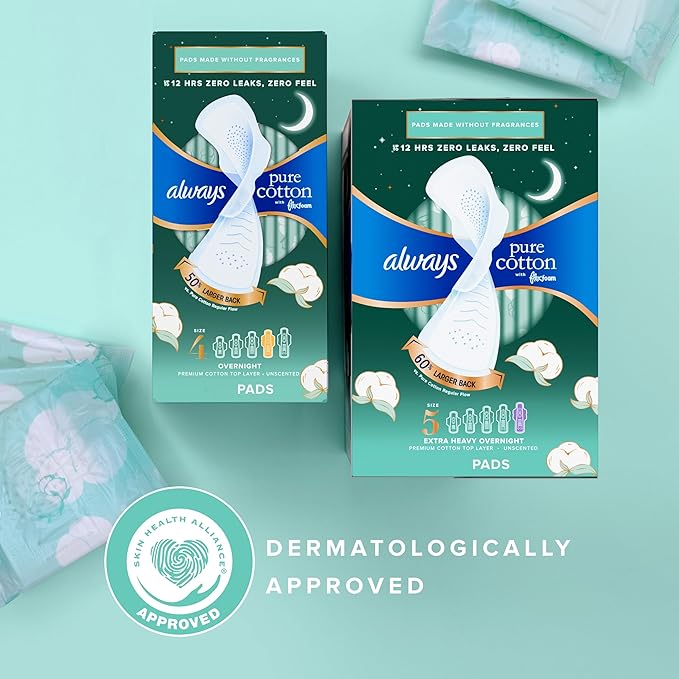 Always Pure Cotton Feminine Pads - Image 8