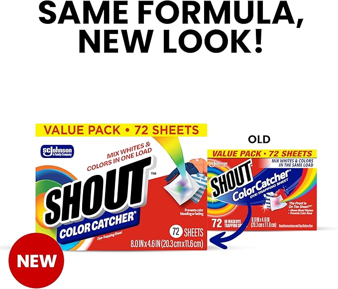 Shout Color Catchers for Laundry, Allow Mixed Washes, Prevents Color Runs and - Image 2