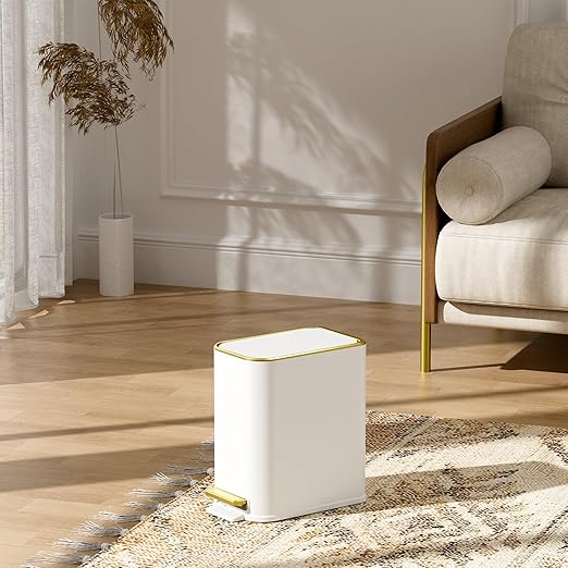 TIPGO Small Bathroom Trash Can - Image 6
