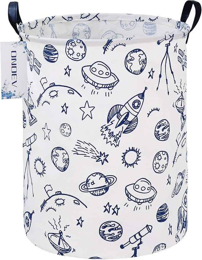 Round waterproof laundry basket、foldable storage basket、laundry Hampers by ONOEV