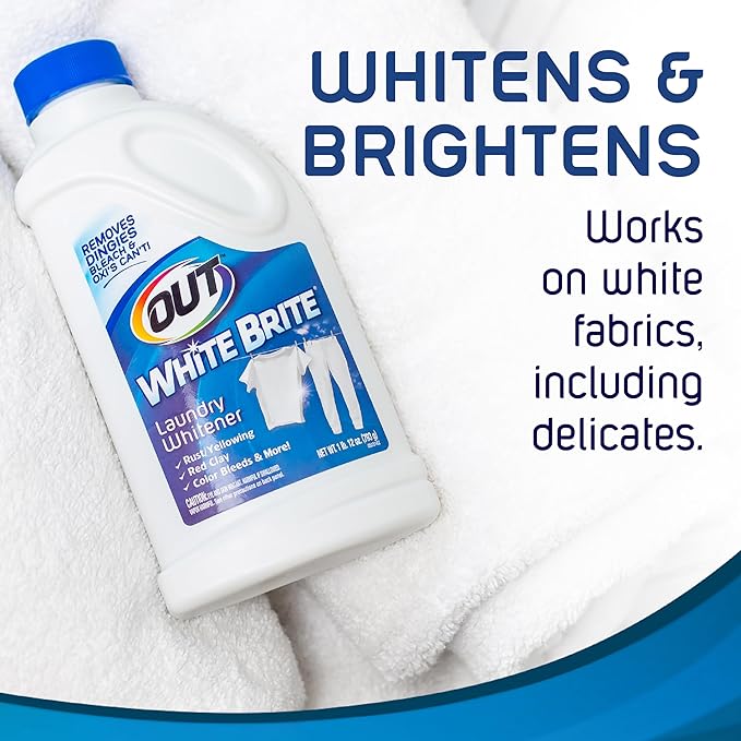 OUT White Brite Laundry Whitener Powder, Stain Remover Detergent Booster - Image 6