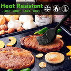 HOTEC 600℉ Heat Resistasnt Basting Brushes, BPA Free Silicone Pastry Brush - Image 5