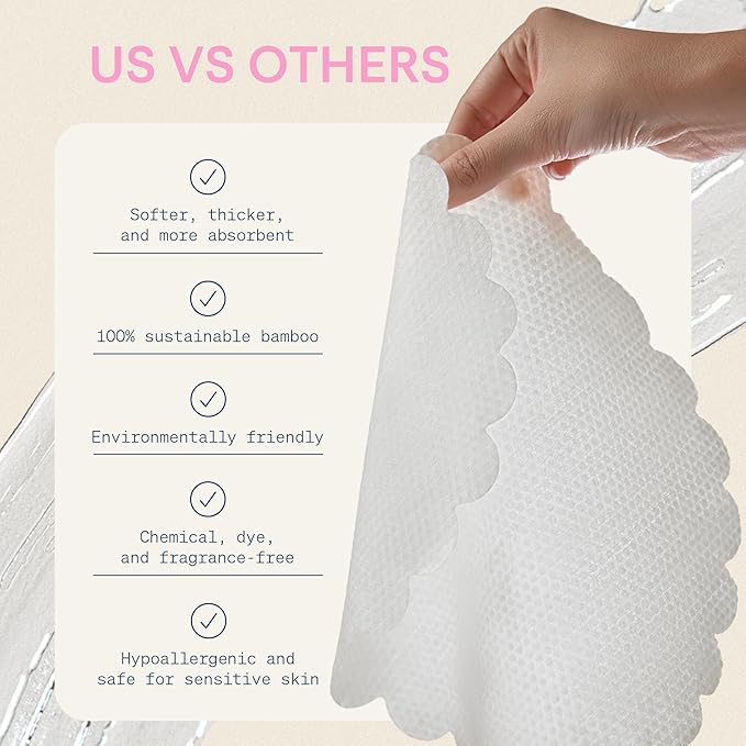 The Skinny Confidential Disposable Face Towels, 20% Polyester - Image 4