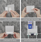 Electric Toothbrush Holder Wall Mounted, Electric Toothbrush Cord Organizer - Image 3