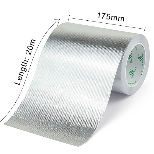 BOMEI PACK Adhesive Aluminum Foil Heat Shield Tape 1Pack 7inch x 66ft Barrier - Image 2