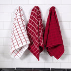 Ritz Premium 100% Cotton Terry Check Kitchen Dish Towels - Image 2