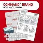 Command Round Cord Clips, Damage-Free Hanging Cable Clips, No Tools Wall Clips - Image 3
