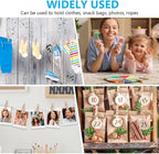 SenseYo 400 Pcs 1.9 Inch Wooden Clothespins Clips - Image 8