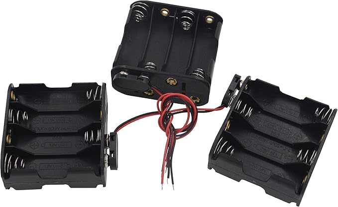 3 Pcs 8 x 1.5V AA Battery Holder Leads - Image 5