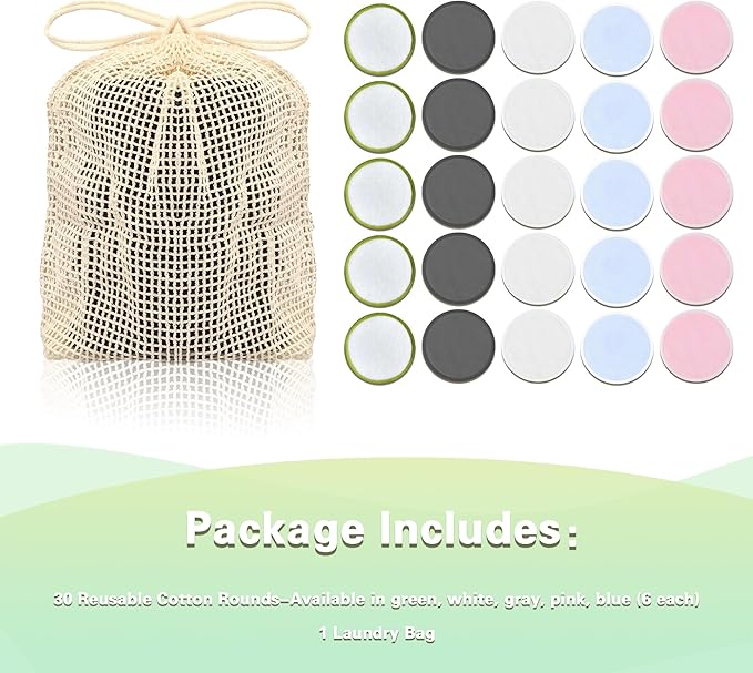 Chloven Reusable Cotton Rounds - Image 6