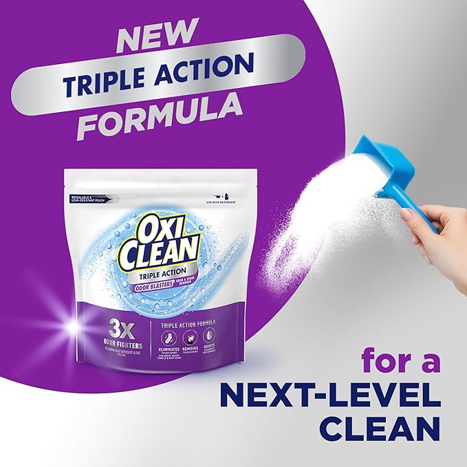 OxiClean Triple Action Odor Blasters, Removes Stains and Eliminates Tough Odors - Image 2