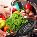 2 Pcs Black Stainless Steel Mesh Sink Drain Strainer, 2.75" Top/1.66" Kitchen - Image 3