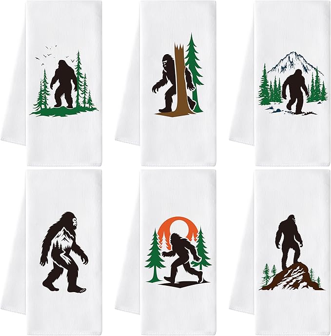 GROBRO7 Funny Gorillas Hand Towel by GROBRO7