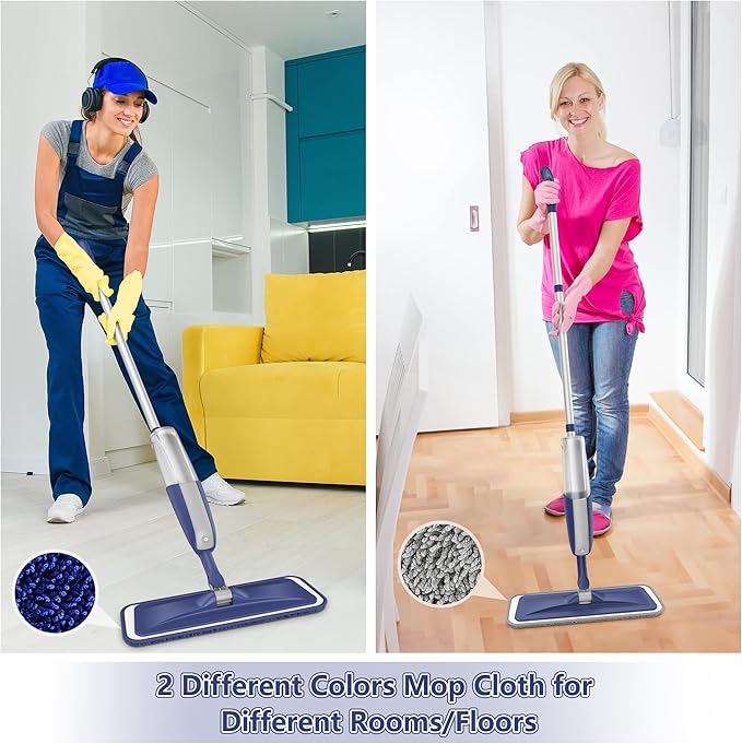 Spray Mops for Hardwood Floor Cleaning: MEXERRIS Wet Dust Mops - Image 4