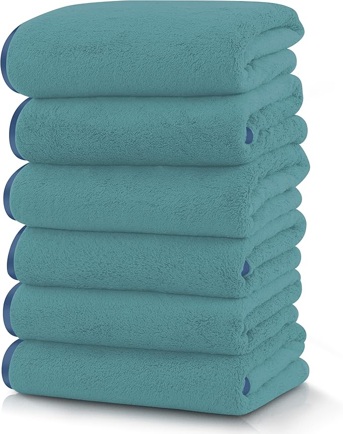 TENSTARS Silk Hemming Hand Towels by TENSTARS