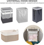 2Pcs Mesh Laundry Bags for Delicates w/Hooks, Hanging Durable Laundry Mesh Wash - Image 5