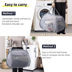 Collapsible Laundry Basket, 90L Foldable Pop-up Laundry Hamper - Image 5