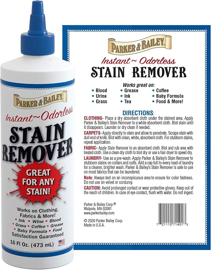 Parker and Bailey Stain Remover- Blood Stain Remover - Image 9